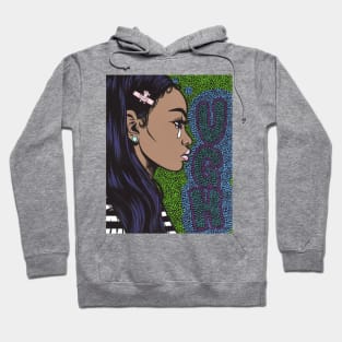 Ugh! Crying Comic Girl Hoodie